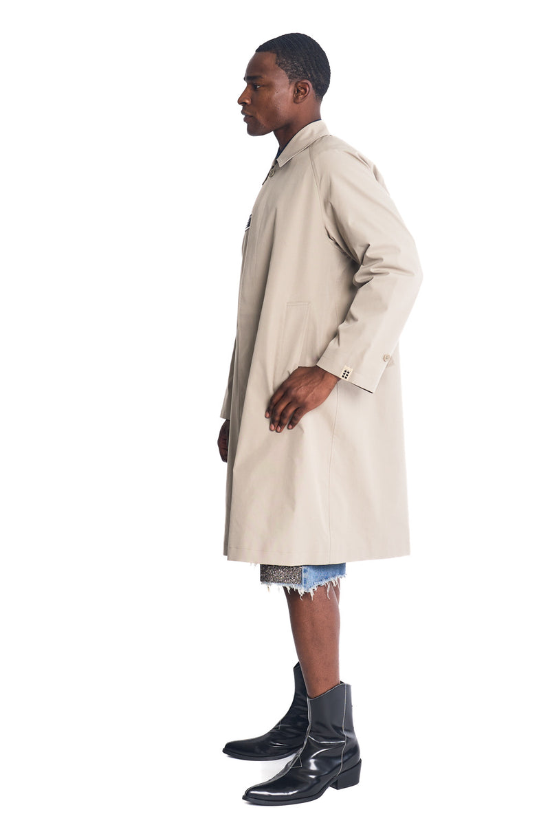 RAGLAN TRENCH COAT RH 3D PATCH LOGO – Romeo Hunte
