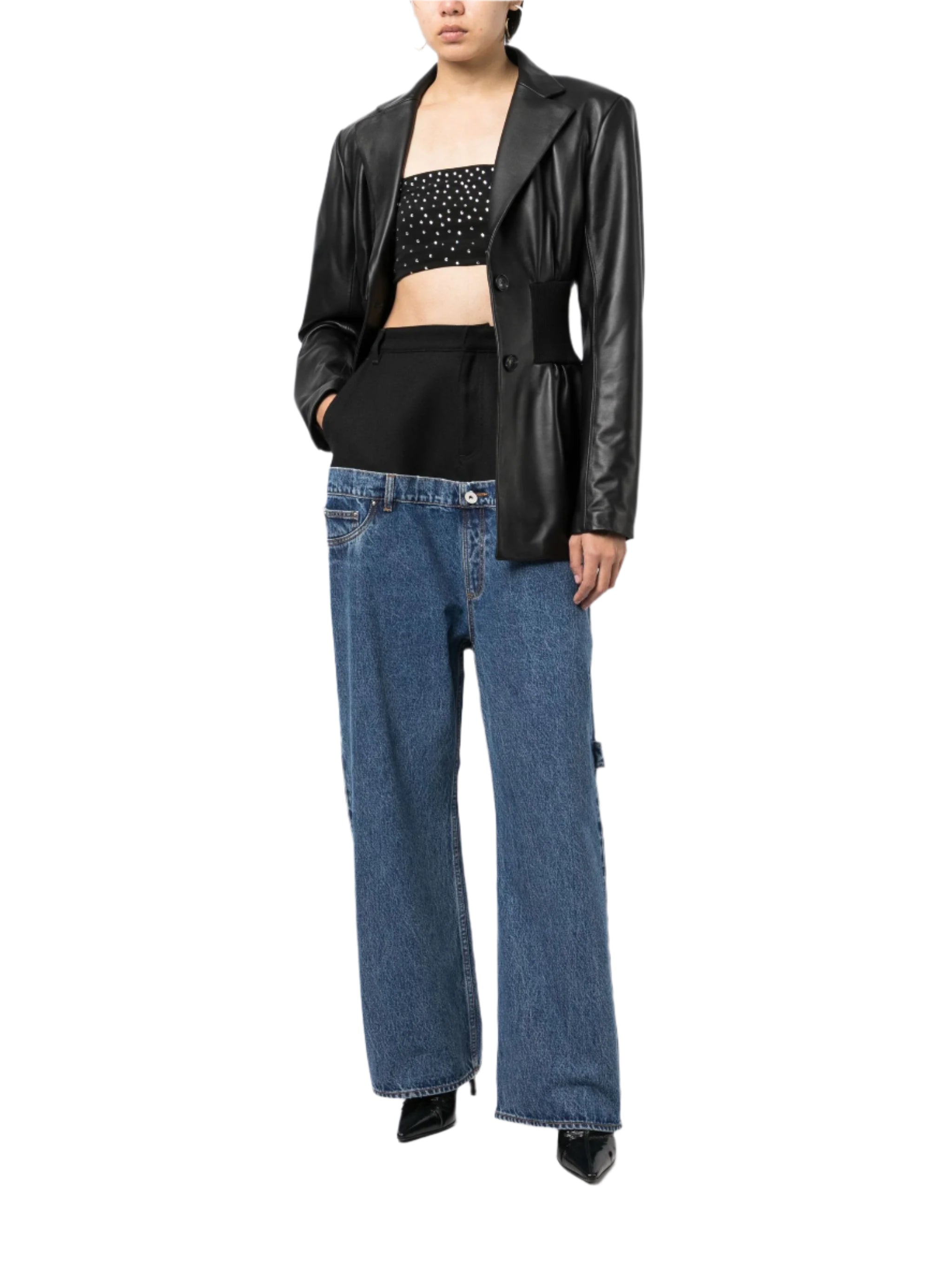【Raucohouse】Archer over fit denim pants KRONOS JEANS TROUSERS | Herock