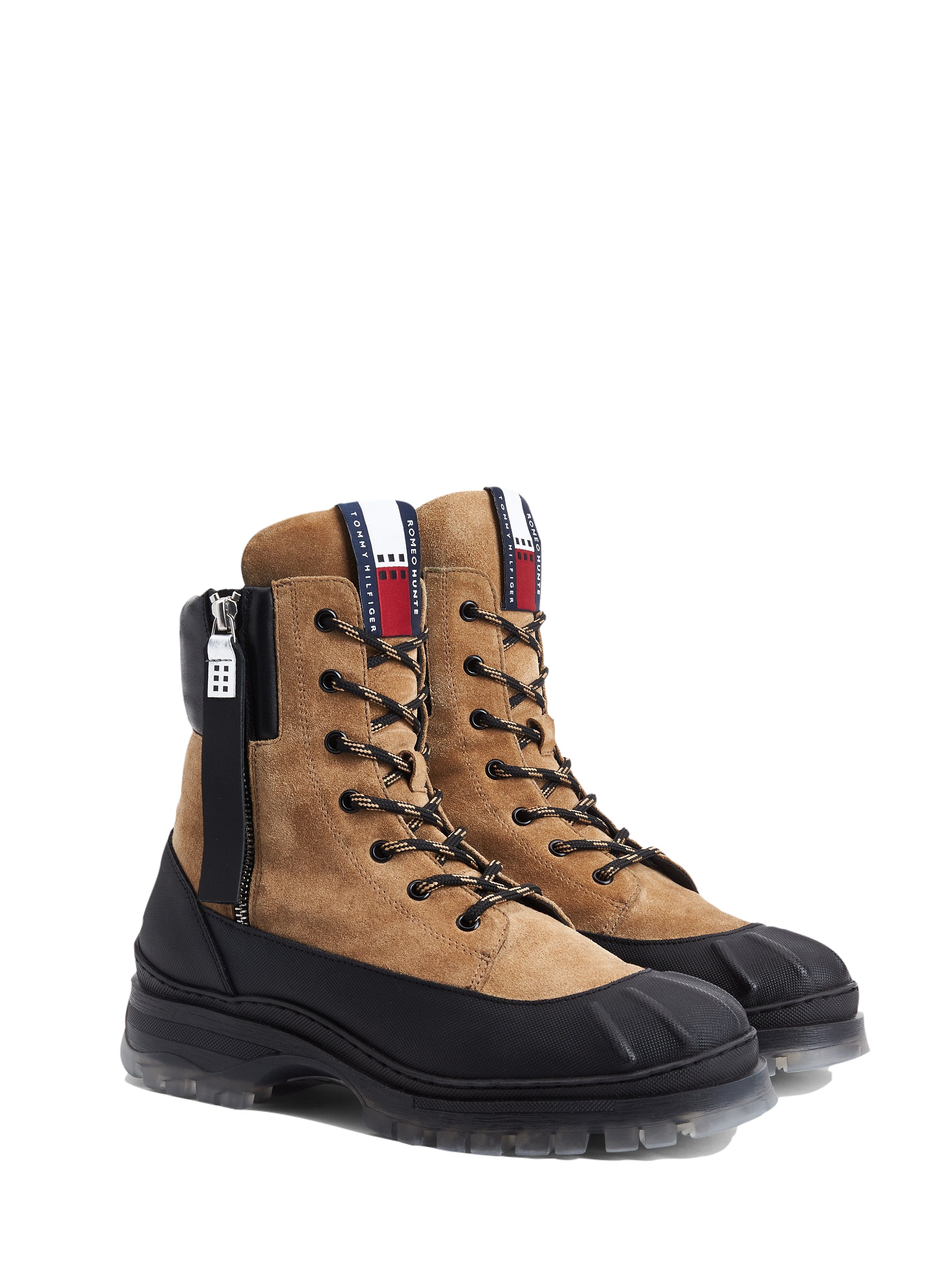 Tommy jeans brown hiking boots best sale